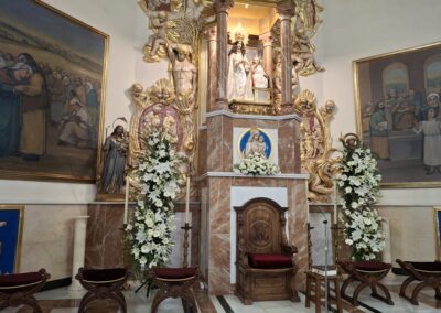 DECORACION FLORAL IGLESIA