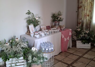 MESA FLORAL DECORACION